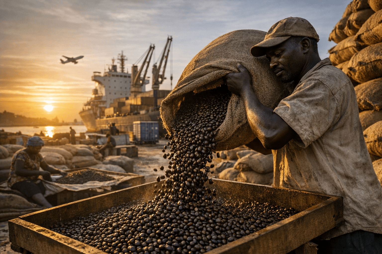 Uganda export earnings surge 77.6%, coffee helps drive January boom