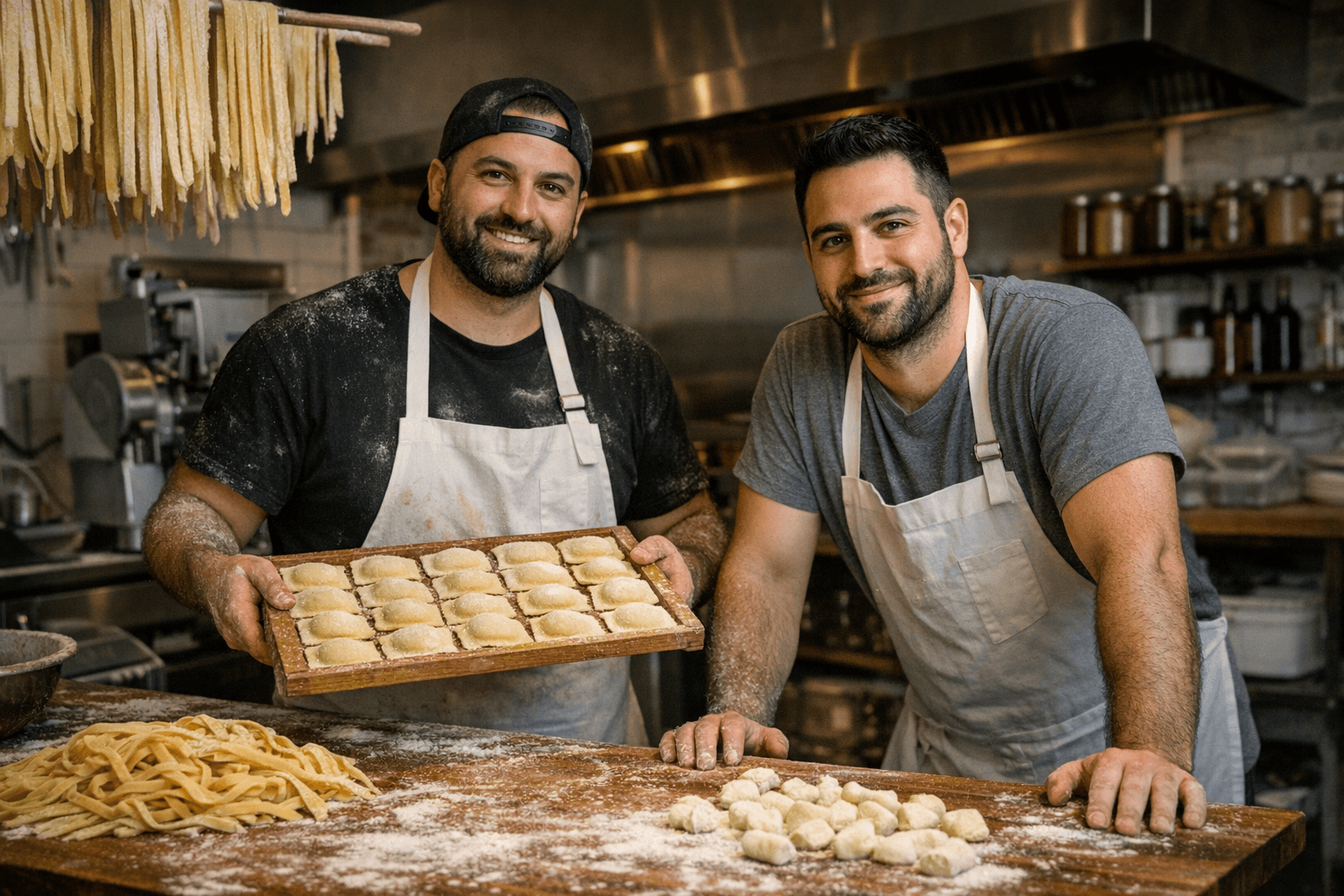 Cousins open Piccola Pasta Shop, fresh handmade pasta arrives in Great Kills