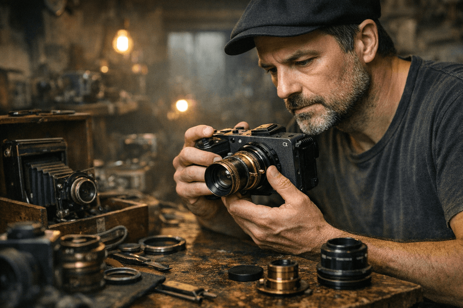 Photographer adapts 1920s Foth lens to Sony FX3 for cinematic character