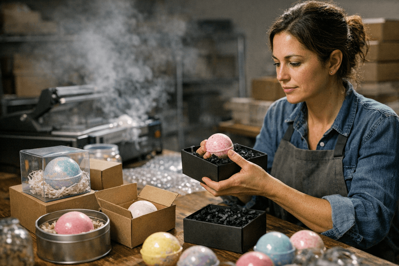 Smart.DHgate guide shows bath bomb packaging must protect and impress