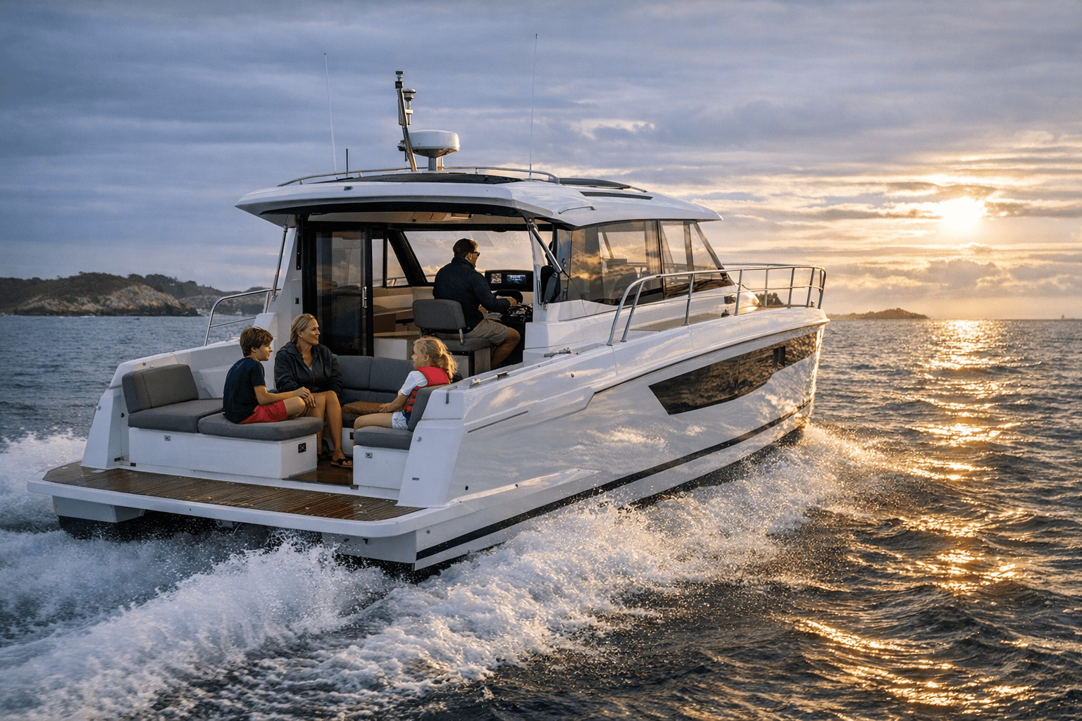 Jeanneau TH33 enters powered multihull market with versatile family appeal