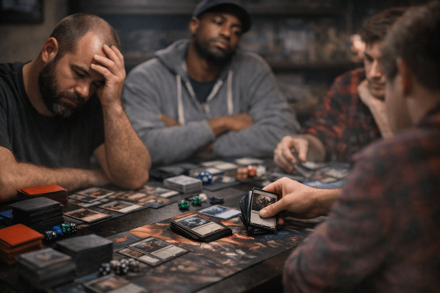 When a Commander game drags on, is scooping the polite move?