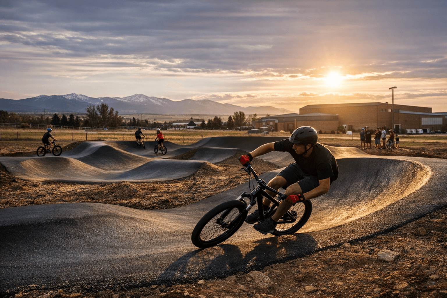 Laramie bike park set to open with Wyoming’s first asphalt pump track