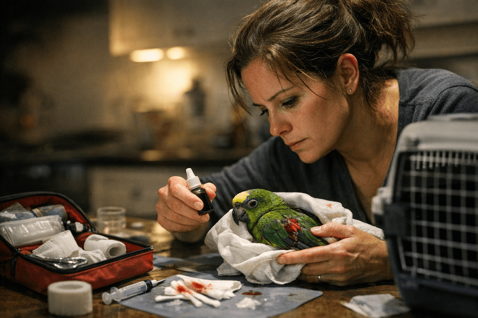 Bird First-Aid Guide Helps Owners Spot Parrot Emergencies Early
