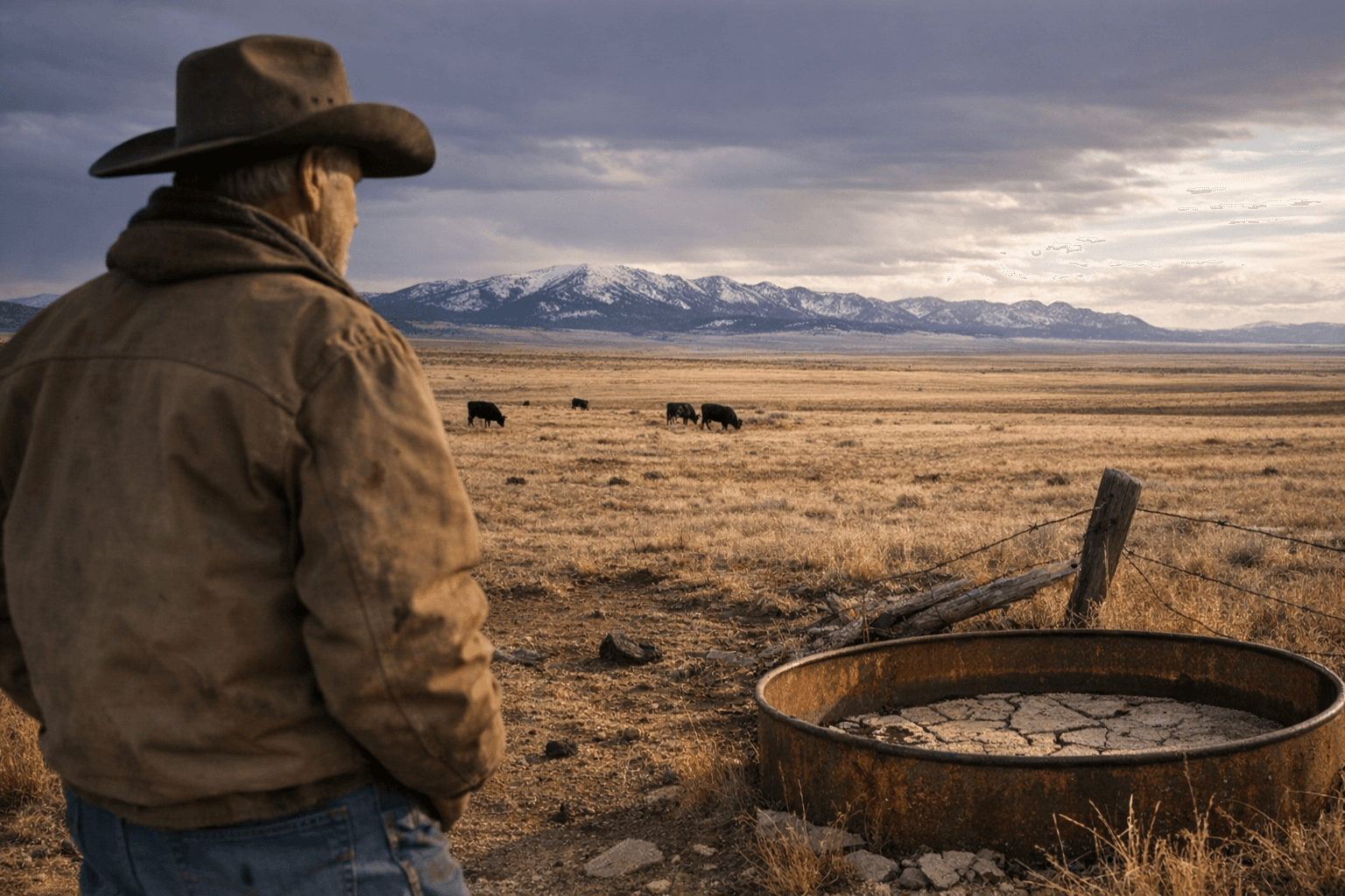 Minimal Snow Leaves Albany County Prairies Brown, Drought Deepens