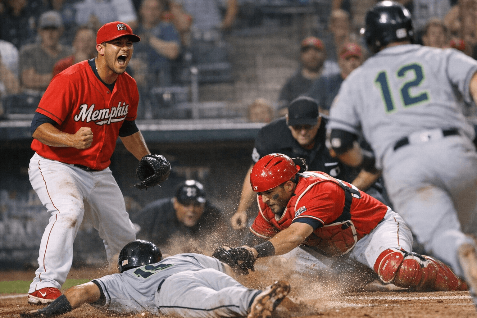 Memphis opens with early surge, holds off Gwinnett’s late rally