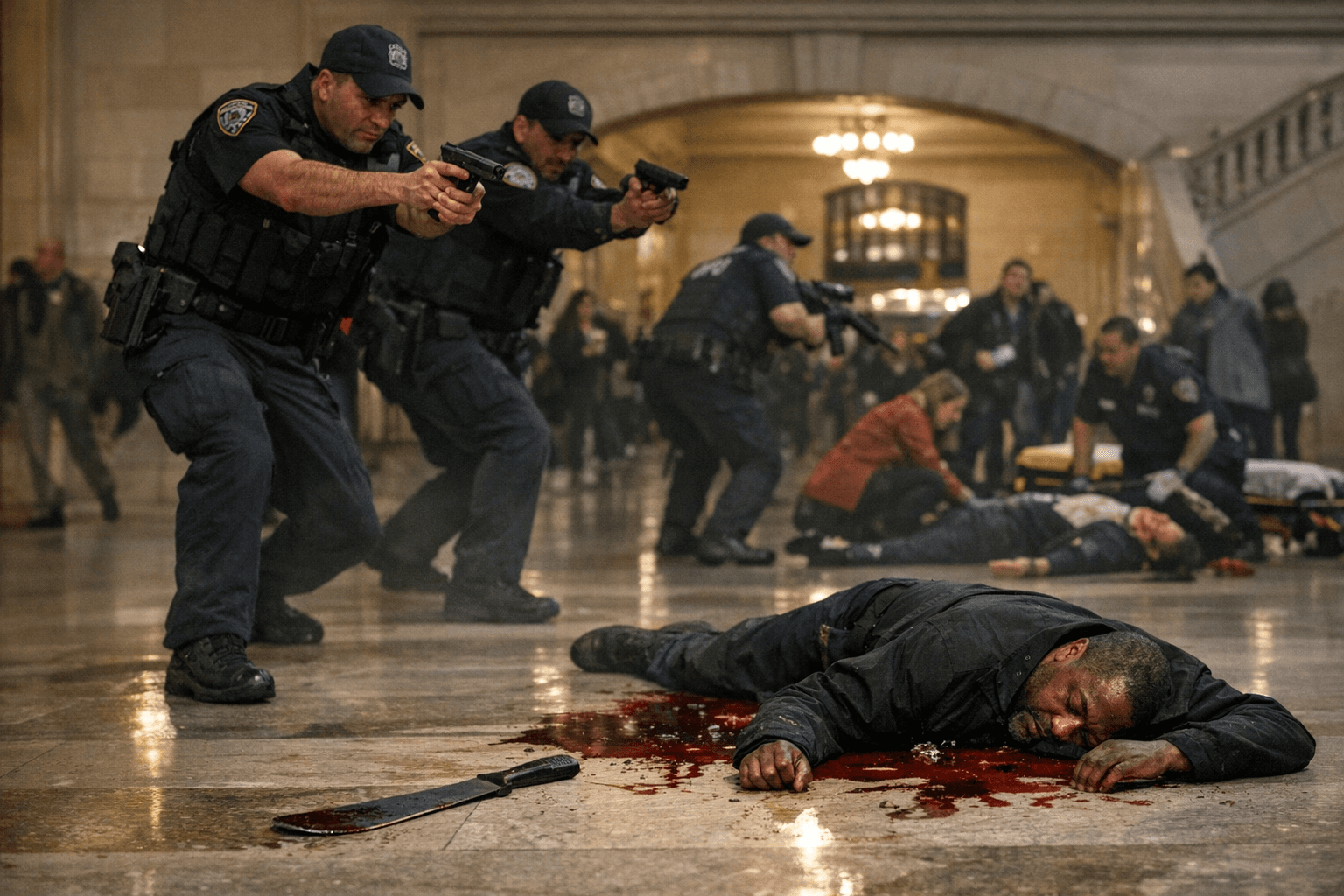 Police Shoot Machete-Wielding Man After Grand Central Terminal Attack