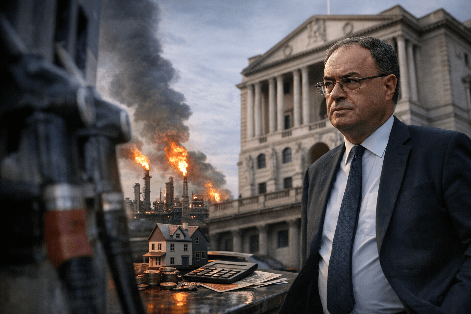 Bank of England governor says Iran war energy shock complicates rate decision