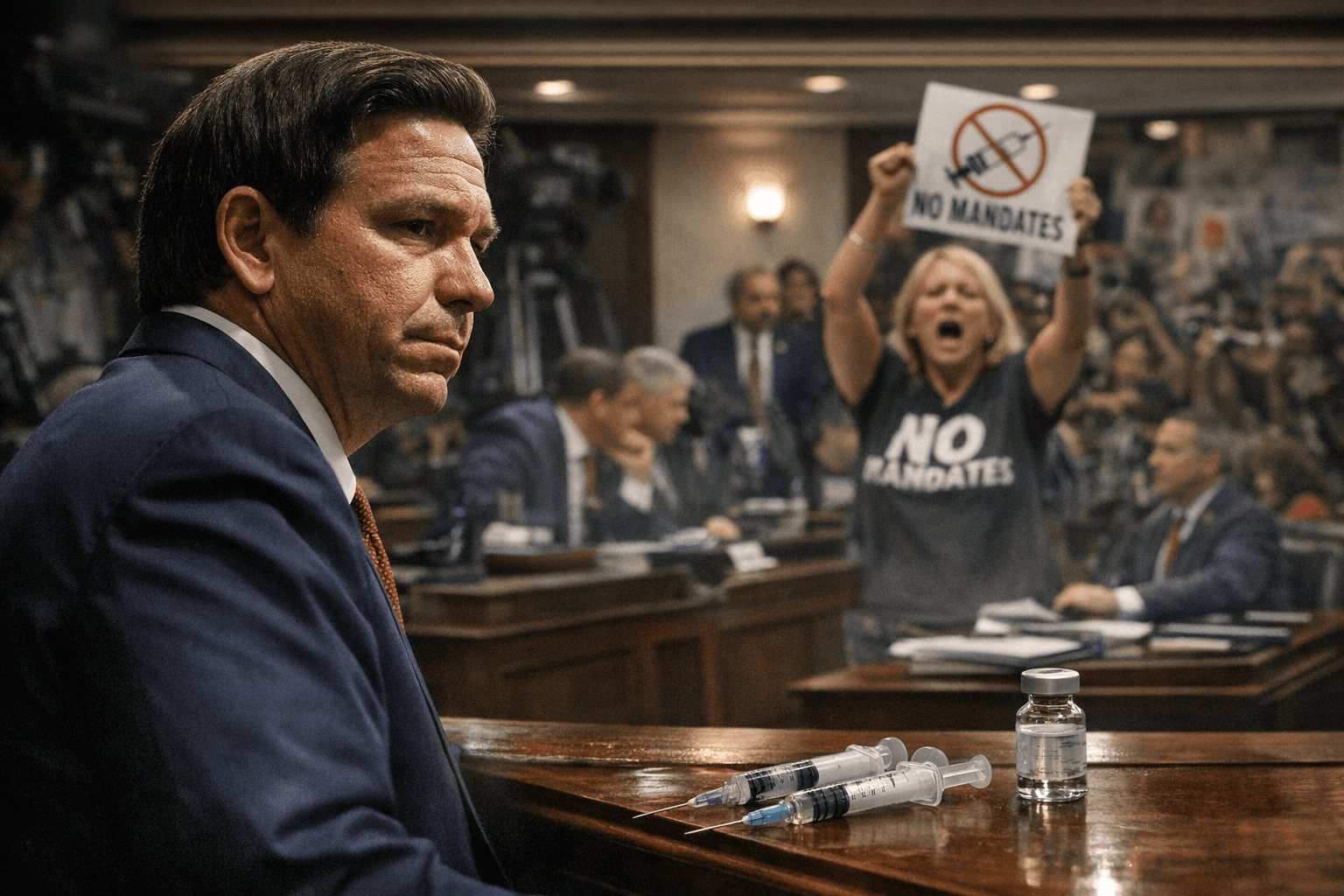 DeSantis delays redistricting session, revives vaccine exemption push in Florida