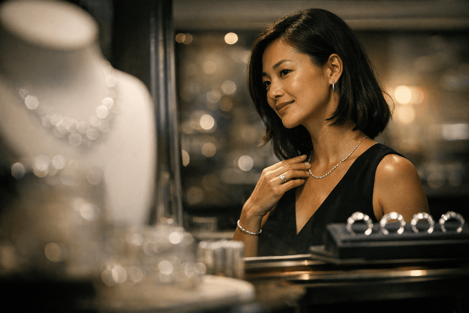 Platinum jewelry gains ground beyond bridal as self-purchase rises