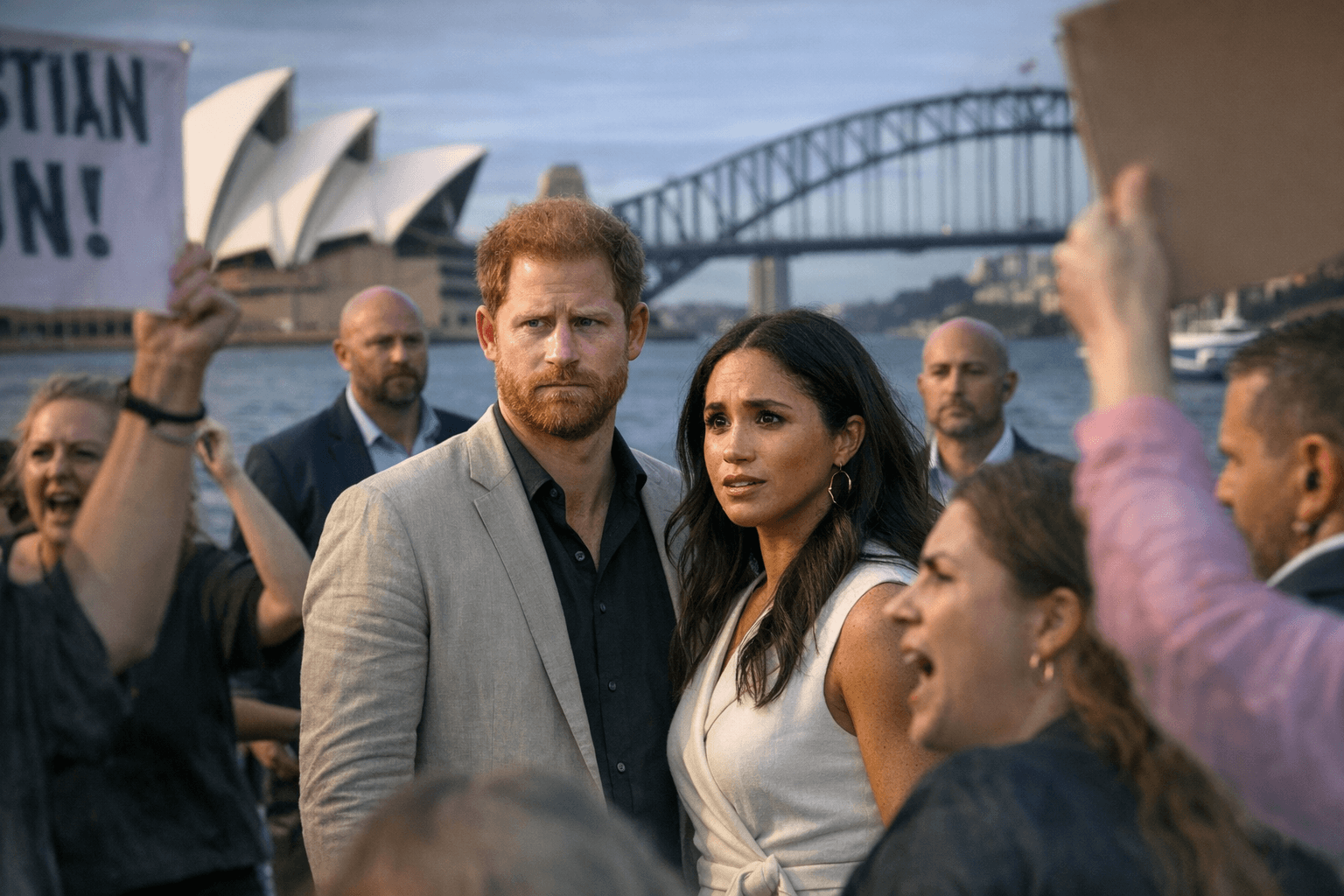 Harry and Meghan face backlash during privately funded Australia visit