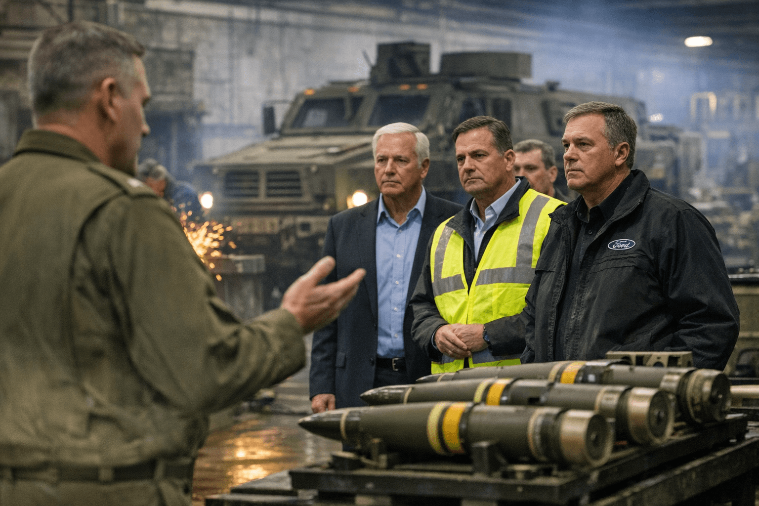 Pentagon courts GM, Ford, and others to boost weapons production