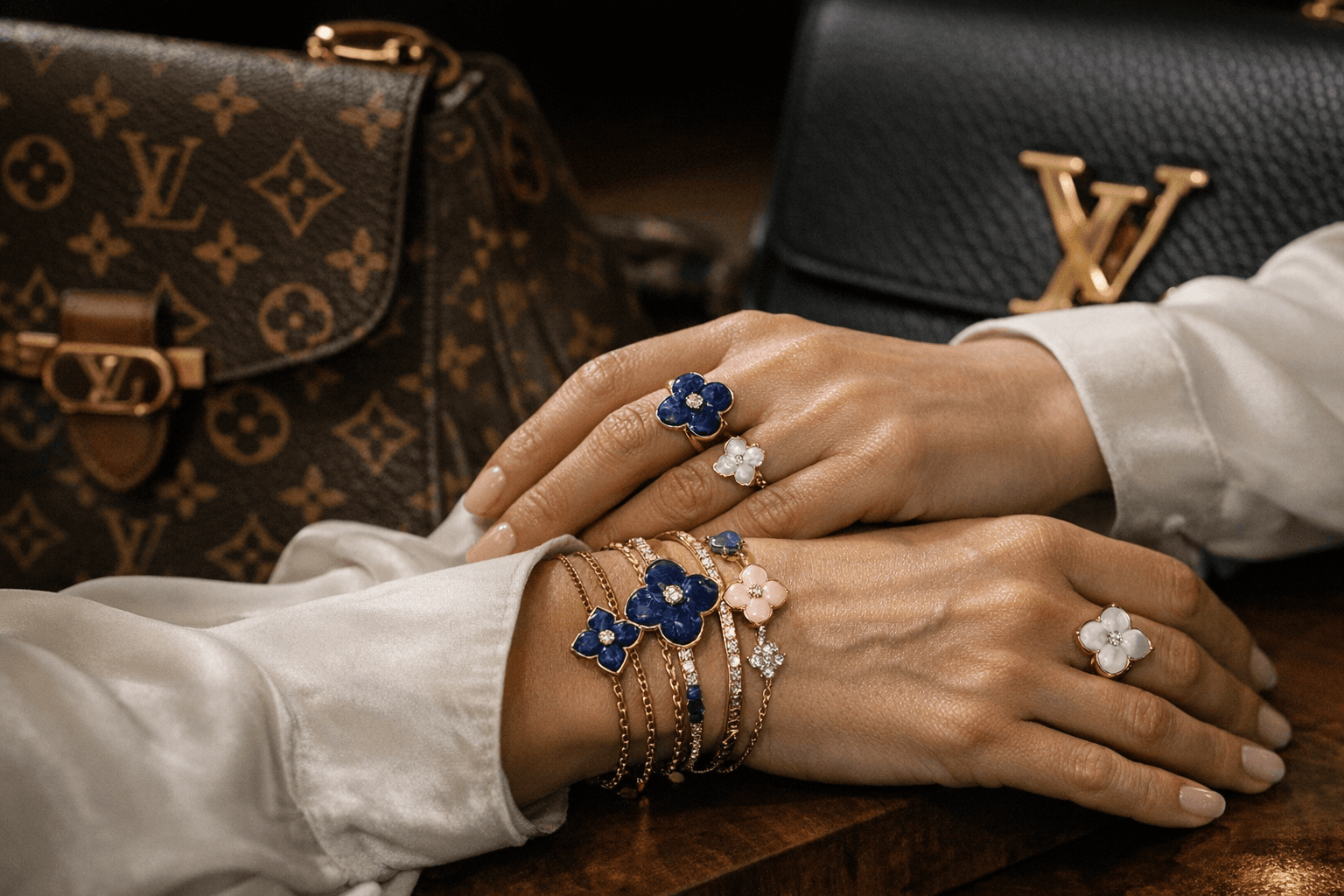 Louis Vuitton adds 28 Color Blossom jewelry pieces for monogram anniversary