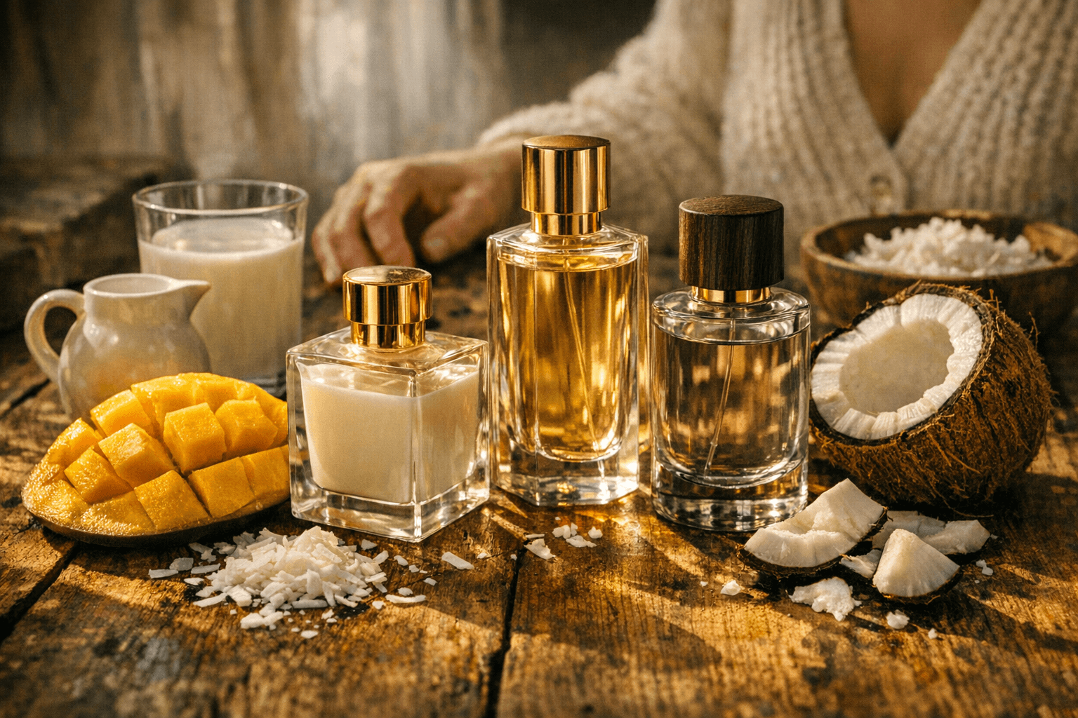 Luxury fragrances turn nostalgic with milk, fruit and coconut notes