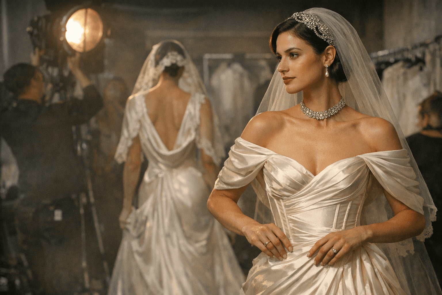 Vintage-inspired bridal looks and dramatic draping define New York Bridal Week