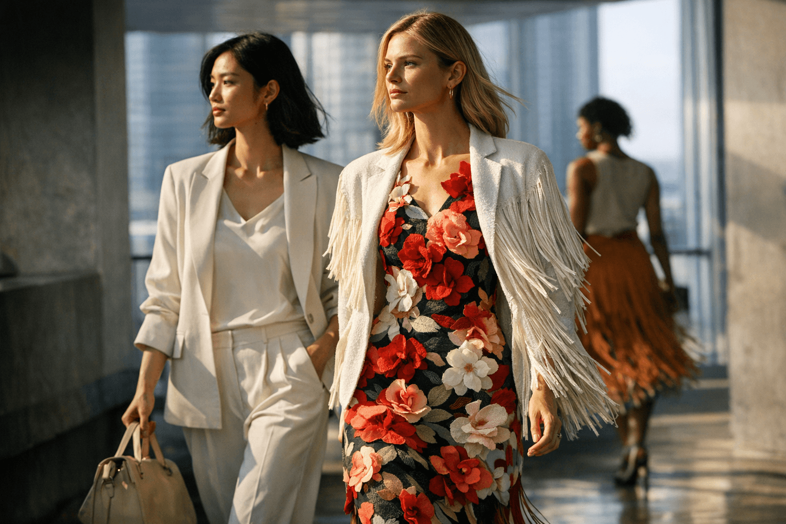 Soft Tailoring, Florals and Fringing Define Spring-Summer 2026 Workwear