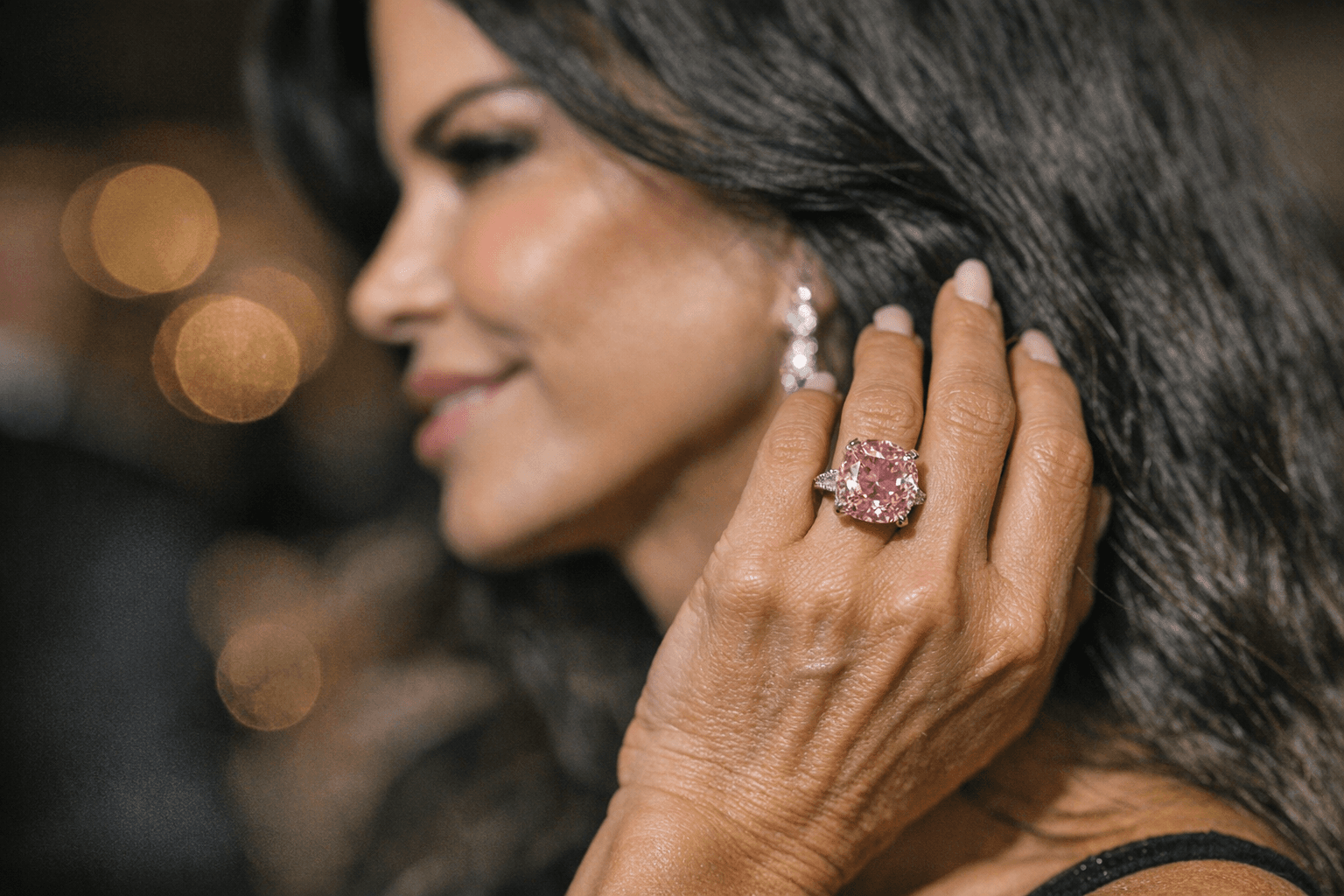 Lauren Sánchez Bezos’s pink diamond engagement ring valued at up to $5 million