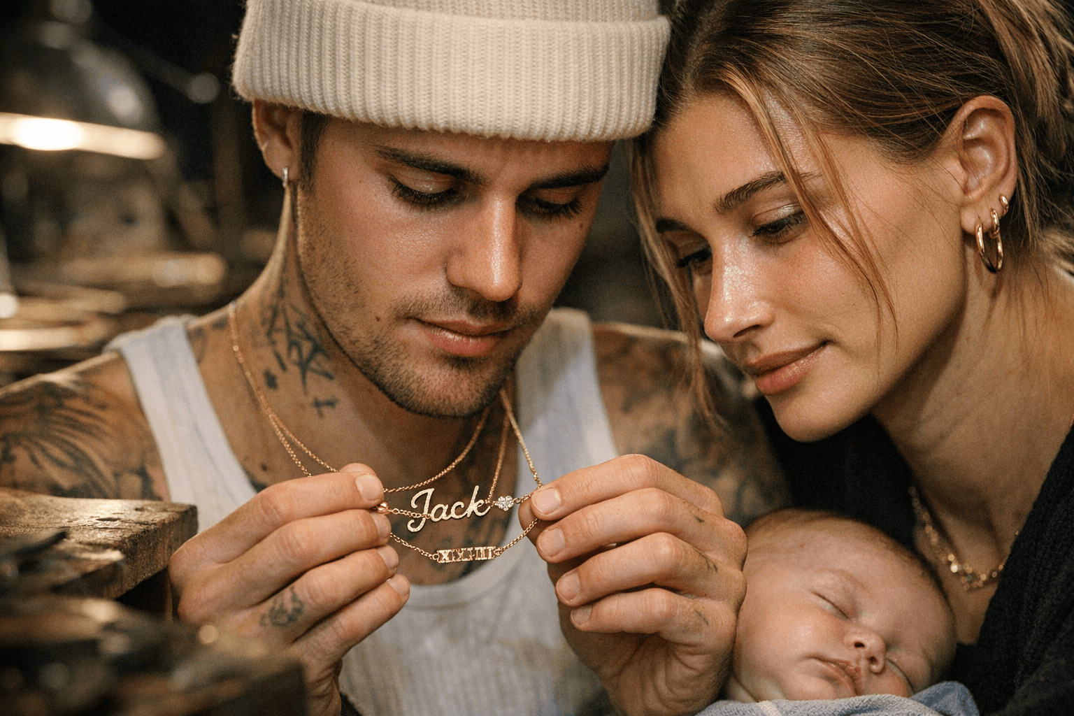 Cece Jewellery crafts custom Bieber necklaces honoring son Jack Blues