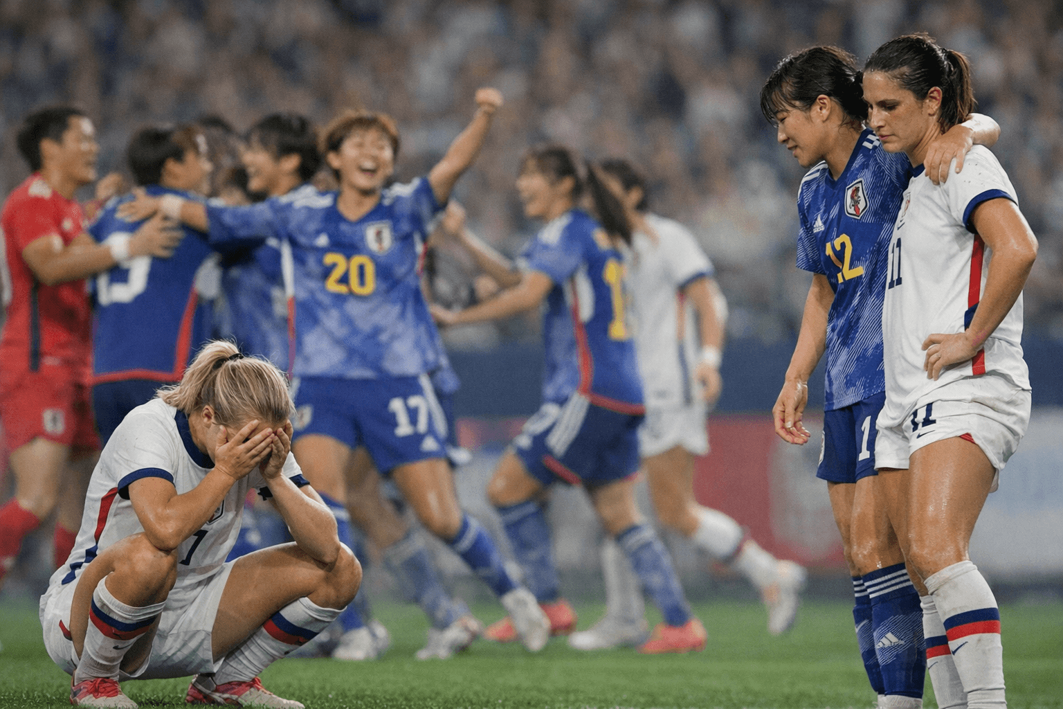 Japan Stuns U.S. Women 1-0, Ends 10-Game Winning Streak