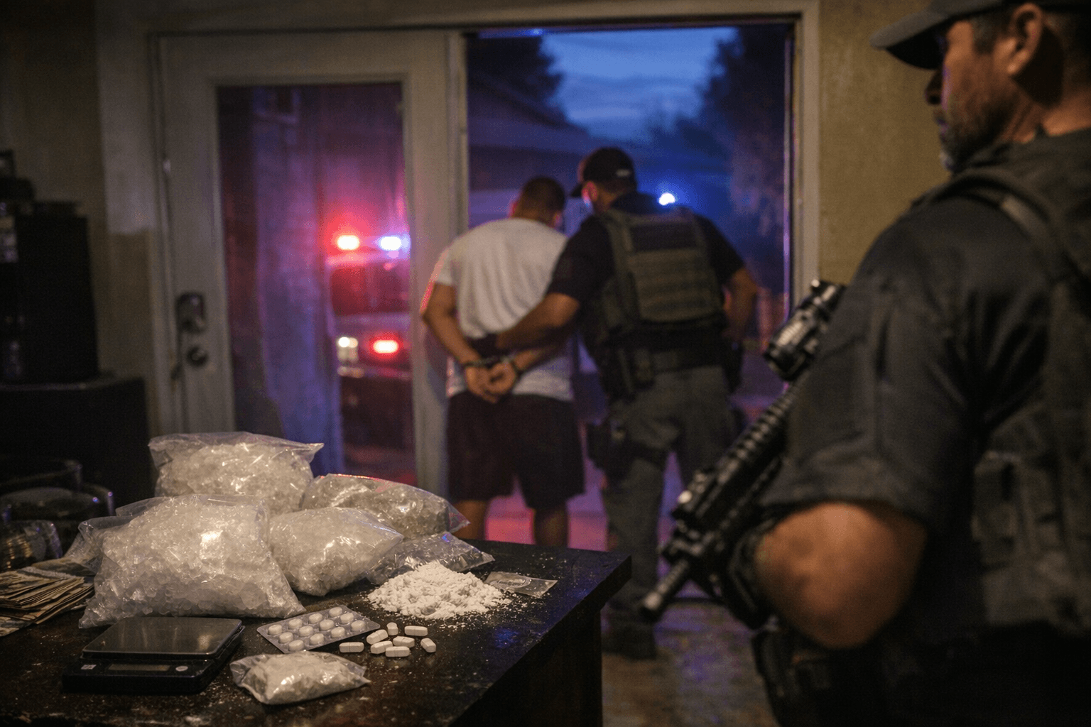 One arrested after Yuma home search yields meth, cocaine, Xanax