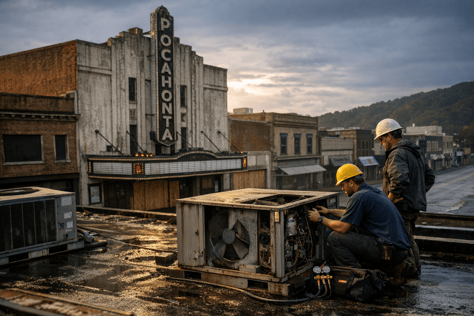 Welch seeks bids to replace four HVAC units at Pocahontas Theatre