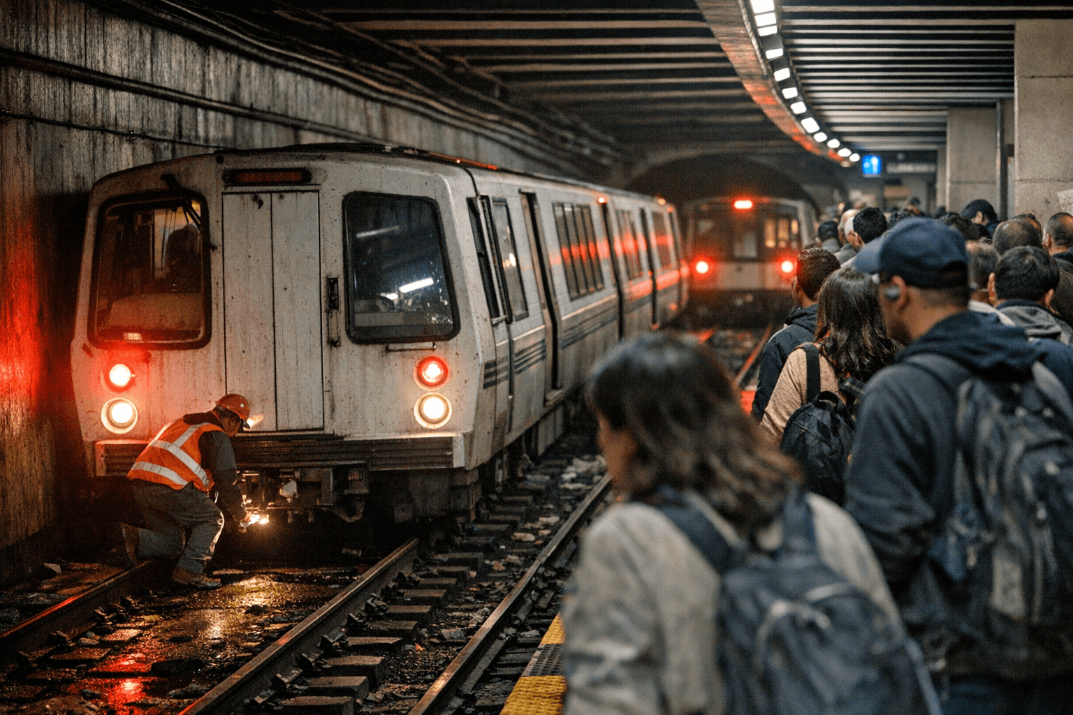 Disabled BART train near 24th Street Mission snarls San Francisco commute