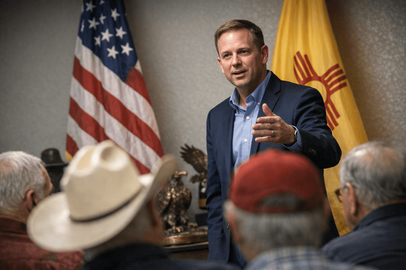 Brandon Vogt seeks New Mexico GOP chair at Belen meeting