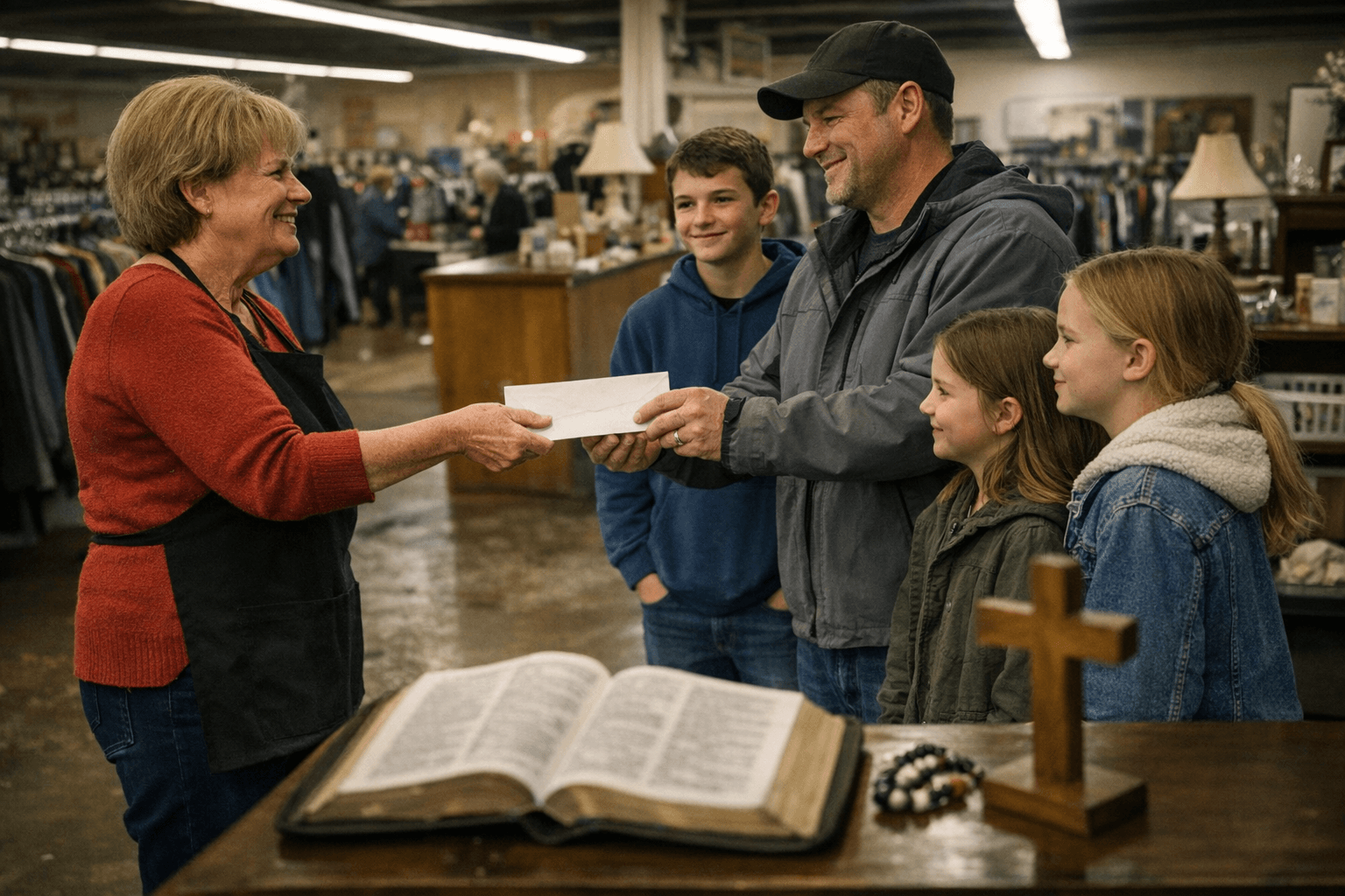 Save & Serve Thrift Shop raises $5,724 for Nehemiah Released Time program