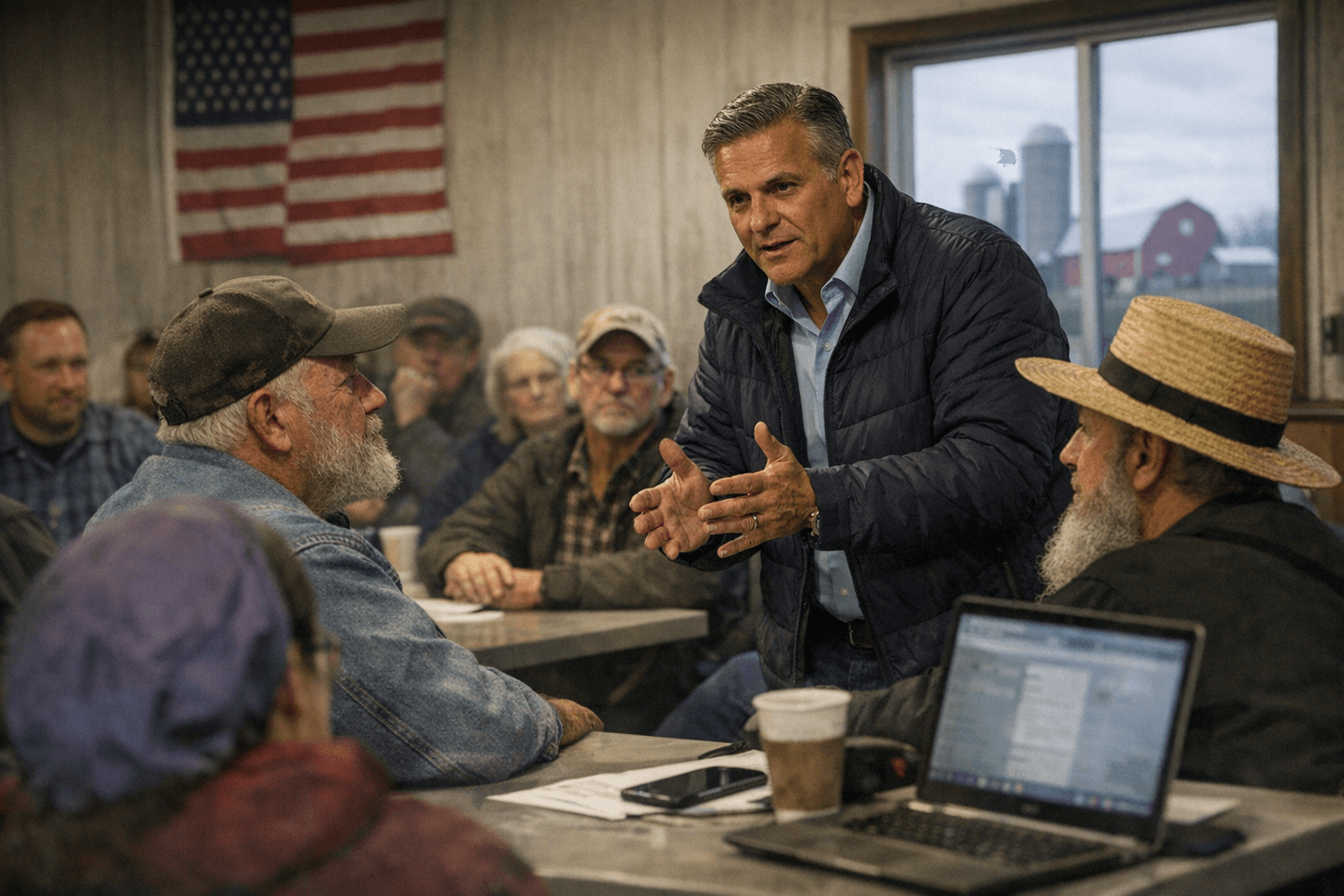 Sen. Bernie Moreno visits Holmes County, hears residents' concerns