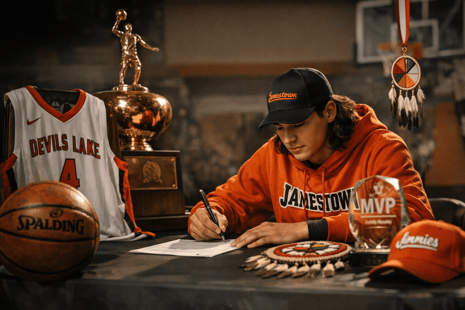 Devils Lake star Wylee Delorme commits to University of Jamestown basketball