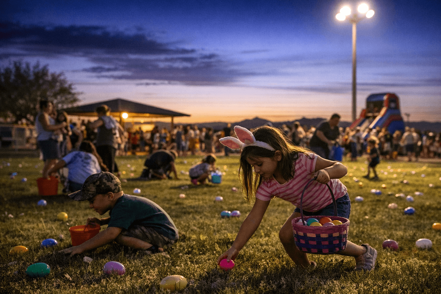 Quartzsite schools host community night, egg hunt to engage families