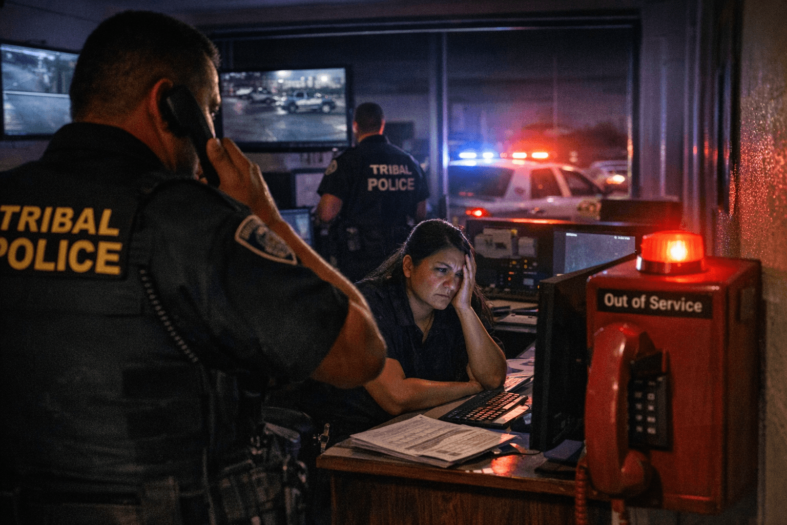 Tribal police phone outage disrupts 911 service in Parker area