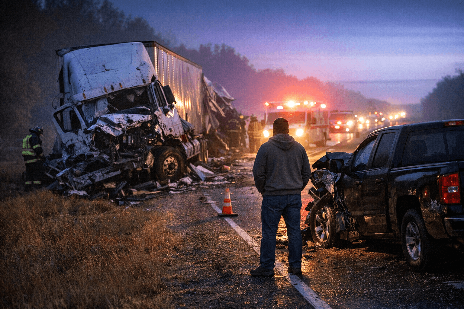 Semi driver injured in Highway 10 crash near Perham