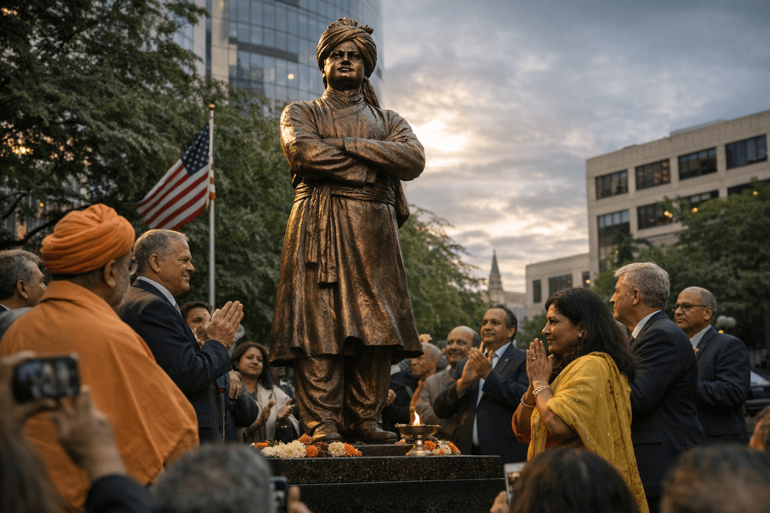 Seattle unveils first city-hosted Swami Vivekananda statue, honoring yoga legacy