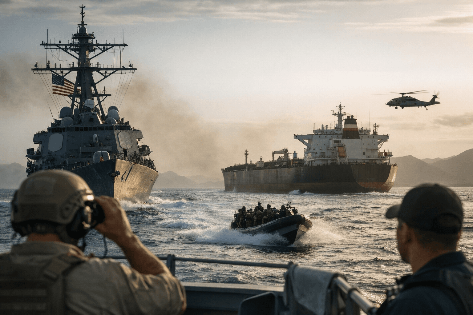 U.S. Moves to Block Iranian Ships in Vital Strait of Hormuz Route