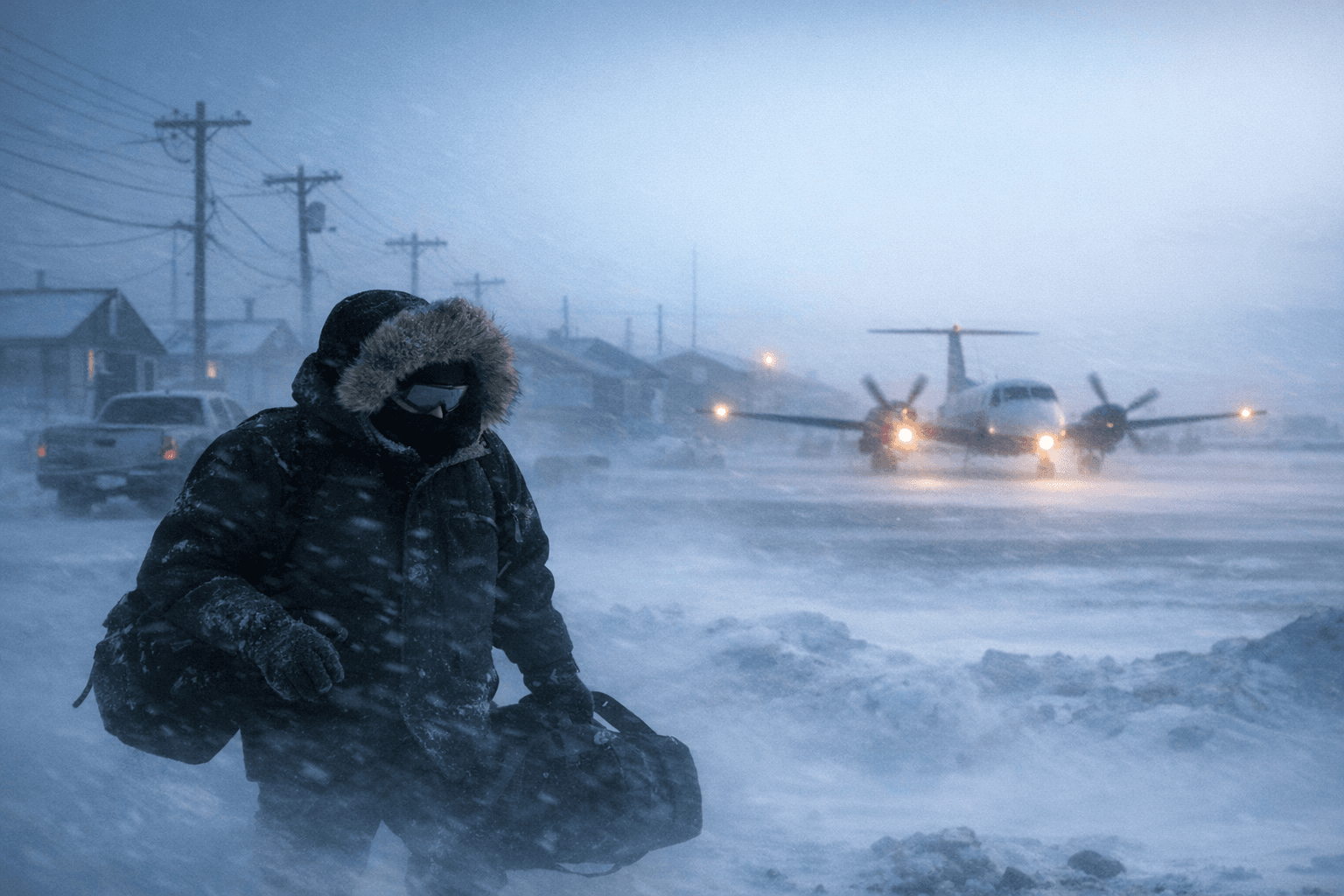 Cold snap grips North Slope Borough, Utqiaġvik lows hit minus 15