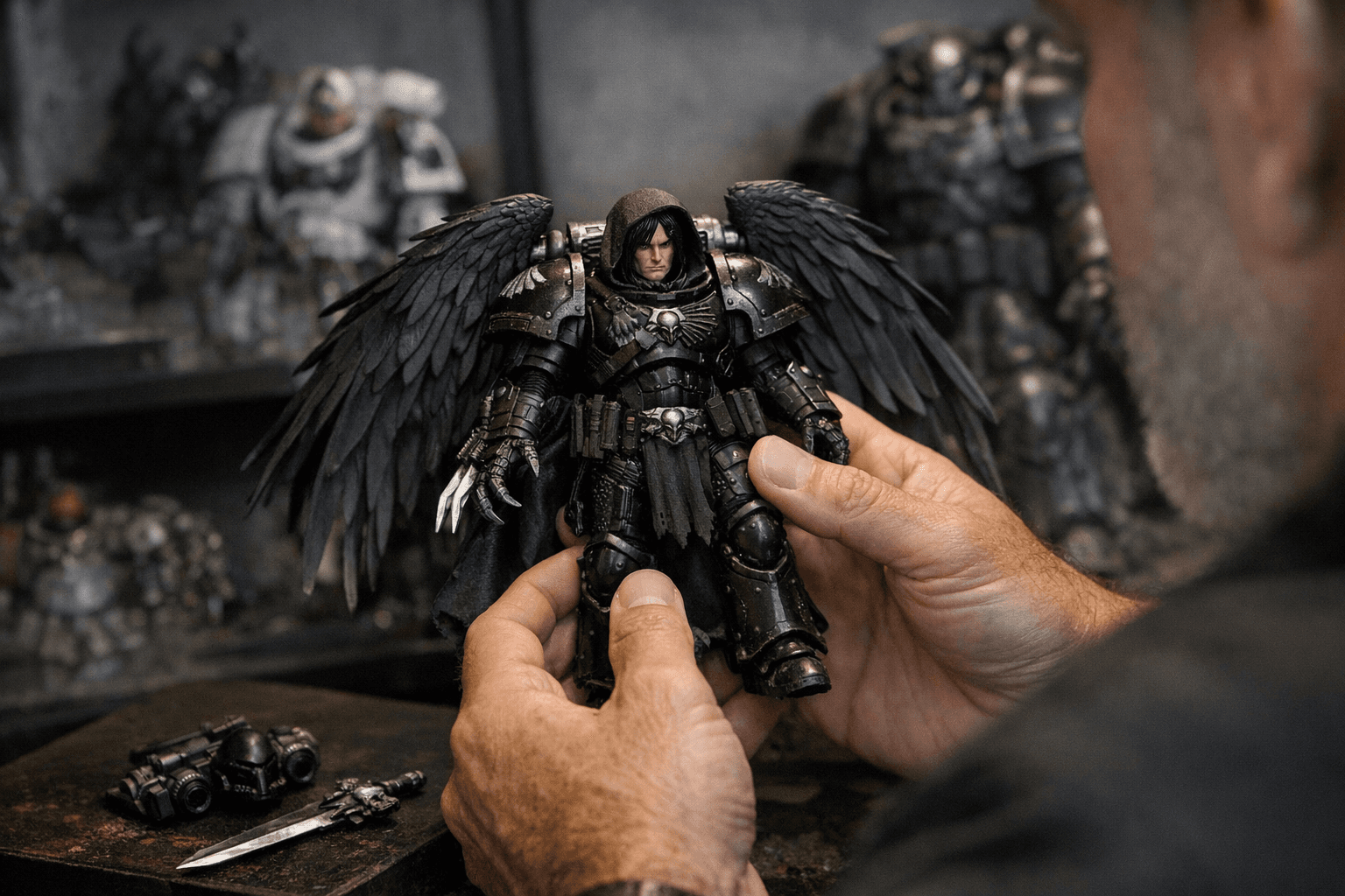 Warhammer 40k unveils JOYTOY Corvus Corax figure for collectors