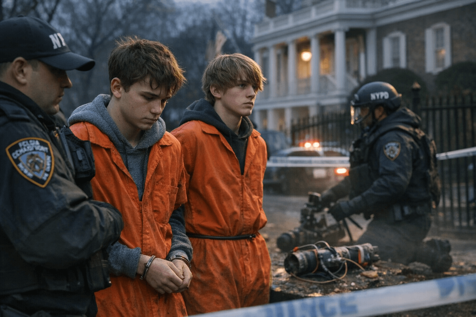 Pennsylvania teenagers plead not guilty in Gracie Mansion bomb plot