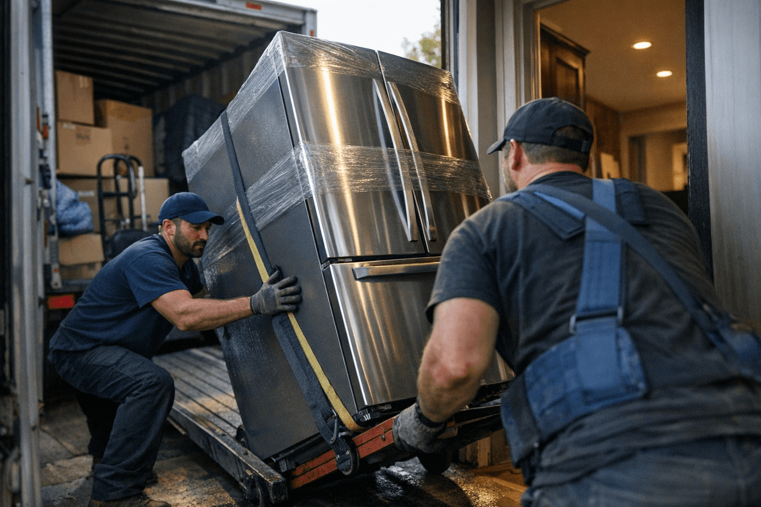 איך מובילים מקרר בלי נזק: כל השלבים מהאריזה עד ההפעלה