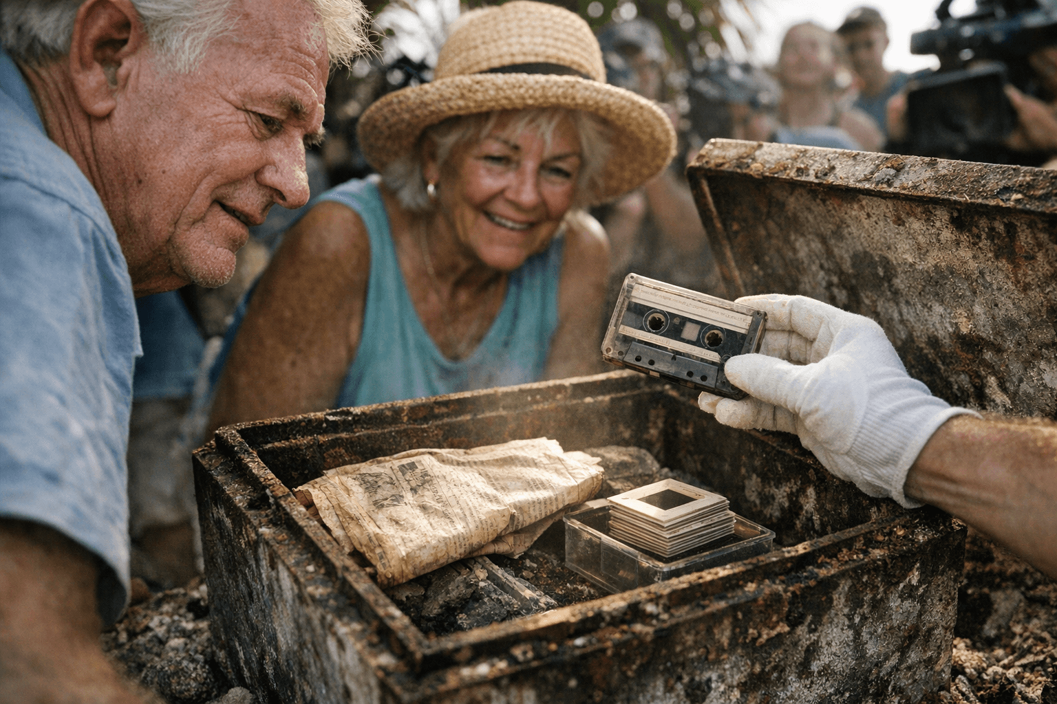 Key West time capsule opened 50 years after schoolchildren buried it