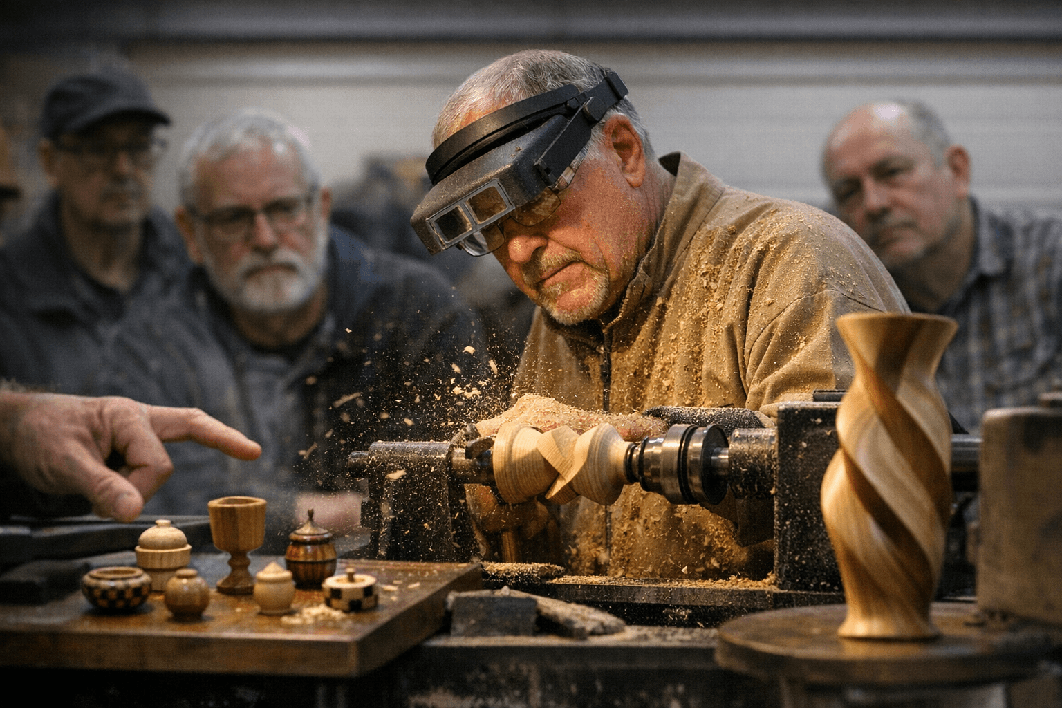 Golden Horseshoe Woodturners plan hands-on night, multi-axis vase demo, miniatures challenge
