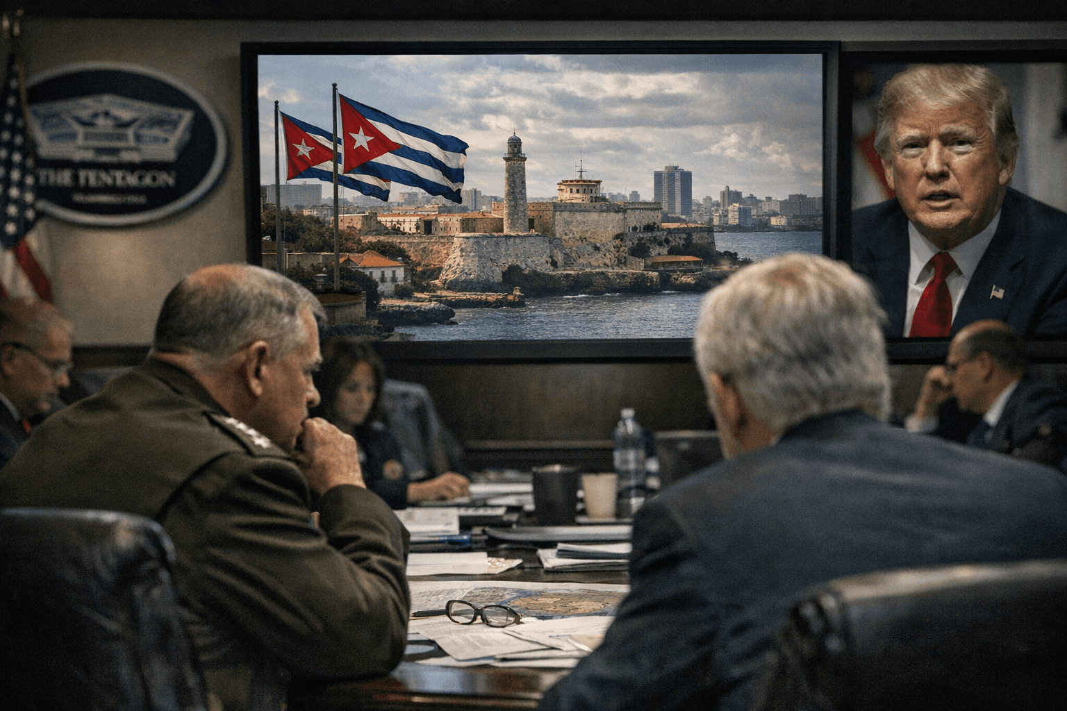 Pentagon quietly plans Cuba scenarios as Trump weighs action