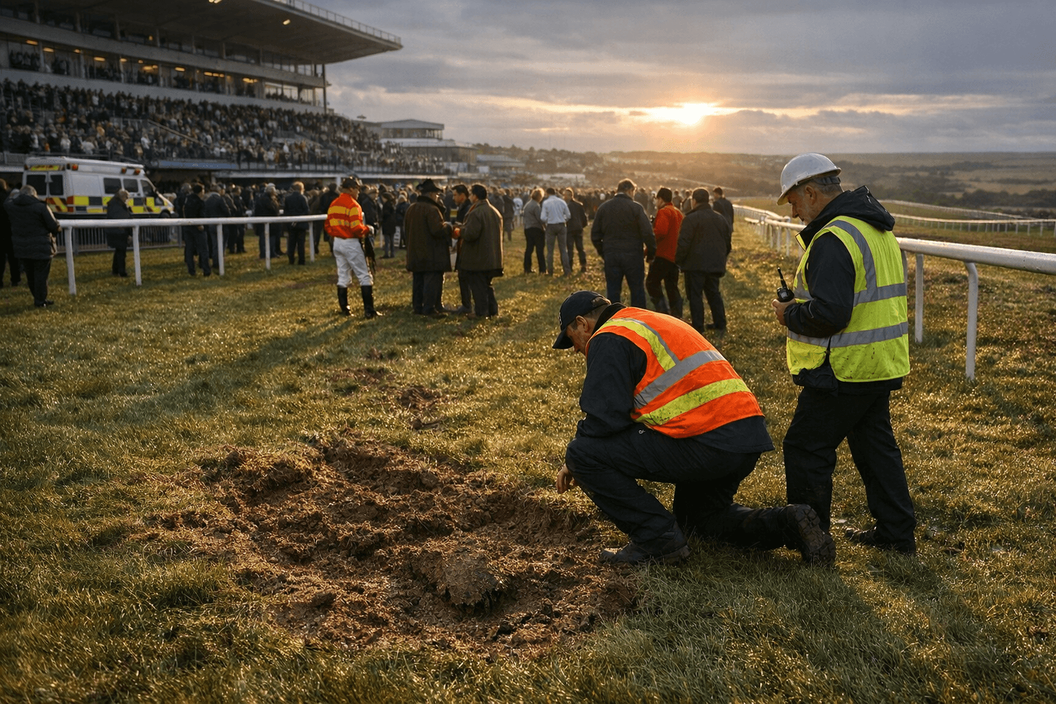 Brighton abandons season opener after track damage forces cancellation
