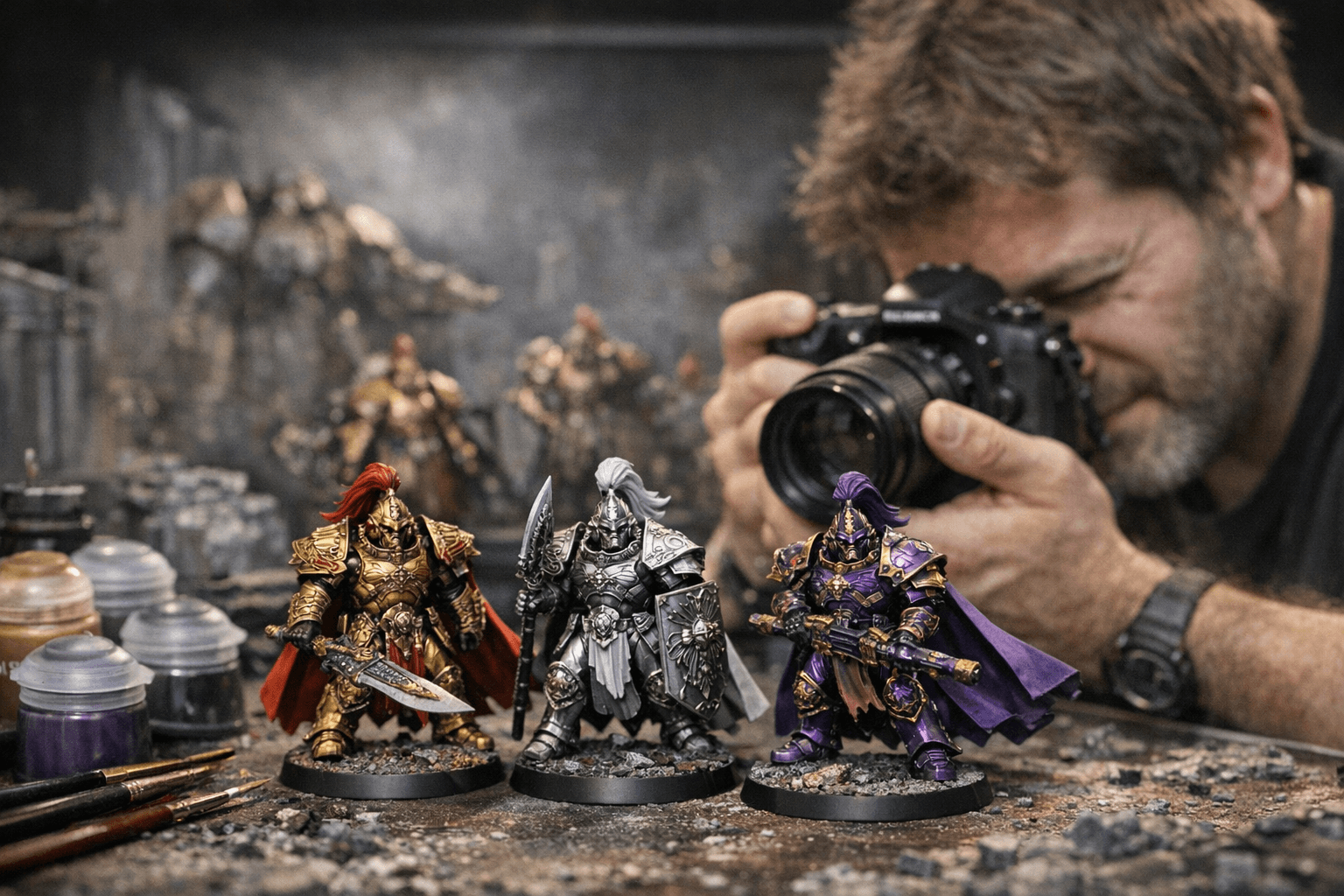 Warhammer Community showcases new Legio Custodes range in varied paint schemes