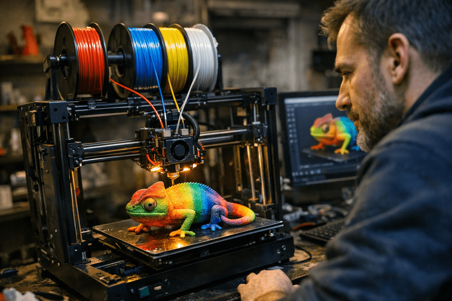 Hackaday Spotlights Full Spectrum 3D Printing, Expanding Hobby Color Options