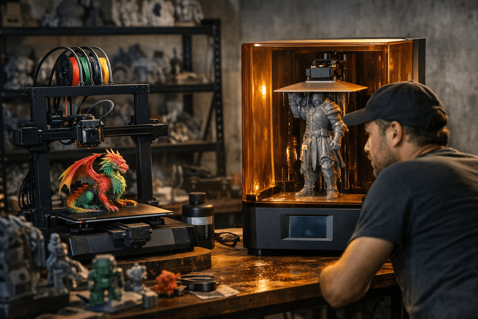 Anycubic draws hobbyists with faster multicolor printing and larger resin machines