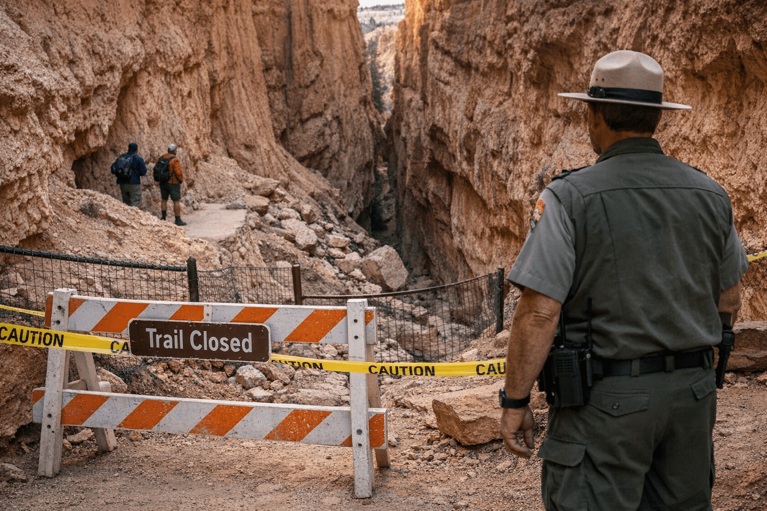 Bryce Canyon closes Wall Street side of Navajo Loop all week for hazards