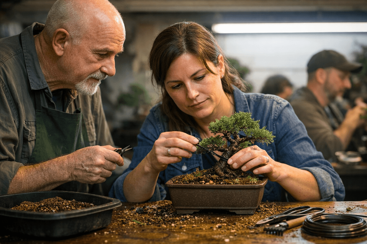 Cincinnati bonsai workshop gives beginners a tree to take home