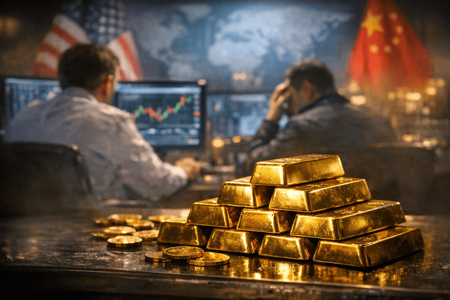 Gold climbs above $4,800 as investors seek safety amid policy uncertainty
