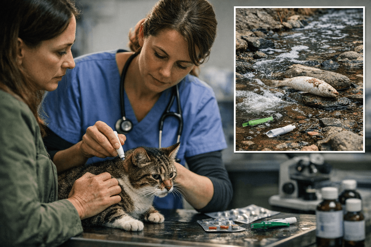 Ministers consider vet-only sales for pet flea treatments amid pollution concerns
